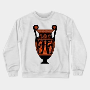 Red Figure Ancient Greek Urn Volute Krater Crewneck Sweatshirt